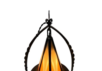 Art Deco Amsterdamse School Table Lamp by Amsterdamsche Kunstsmederij, 1920s